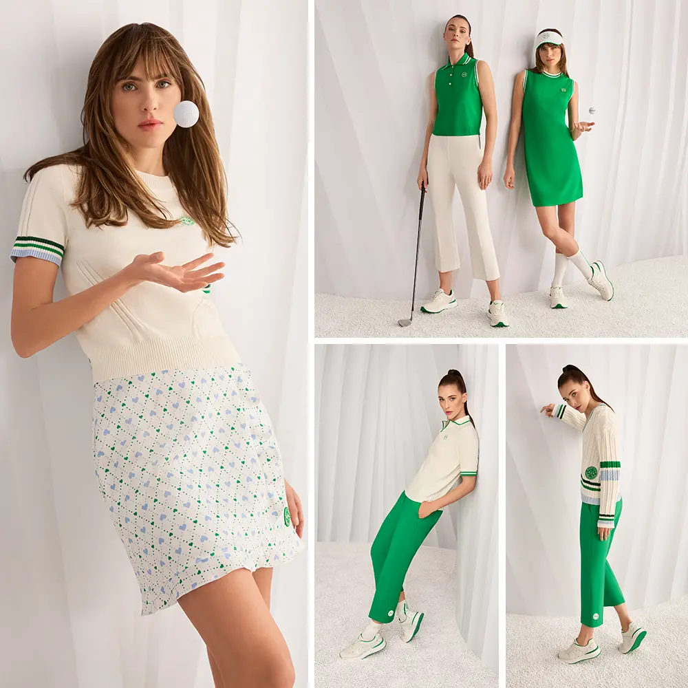 Looks from the golf collection