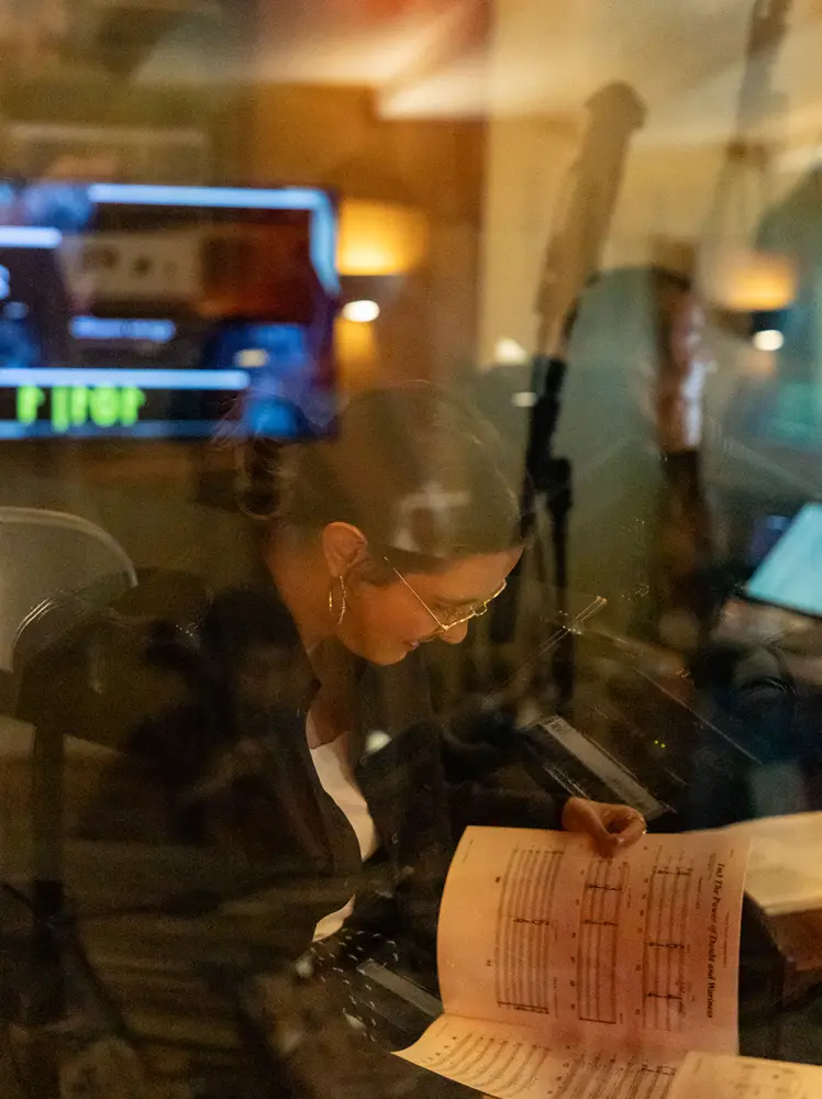 IN THE STUDIO