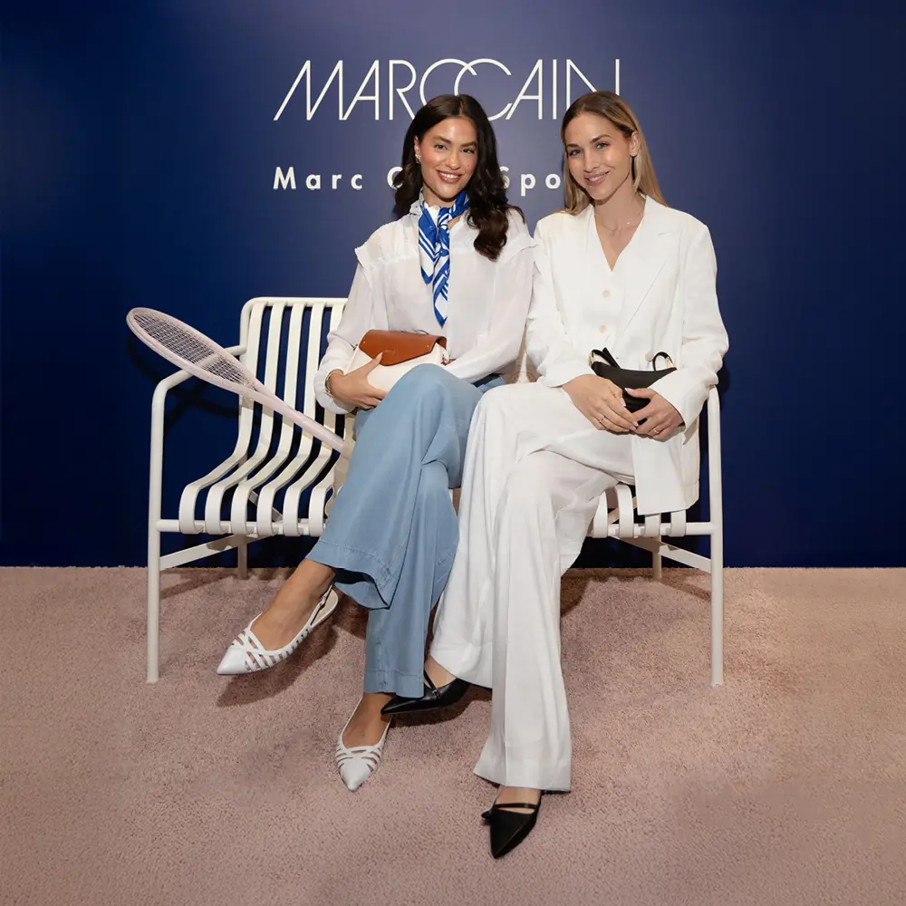 Influencers Jessica De Oliveira (left) and Ann-Kathrin Götze (right)