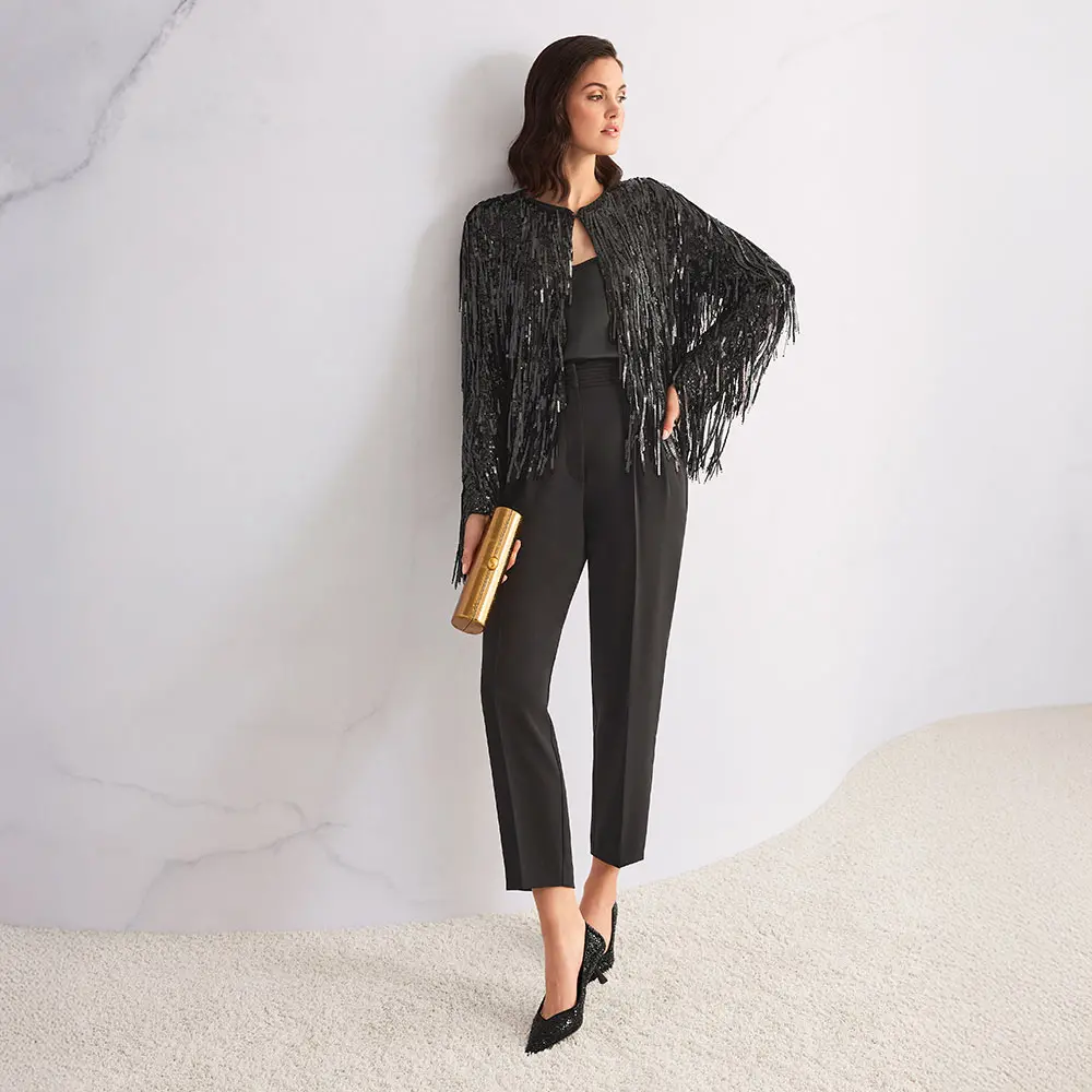 Festive outfit for an office party