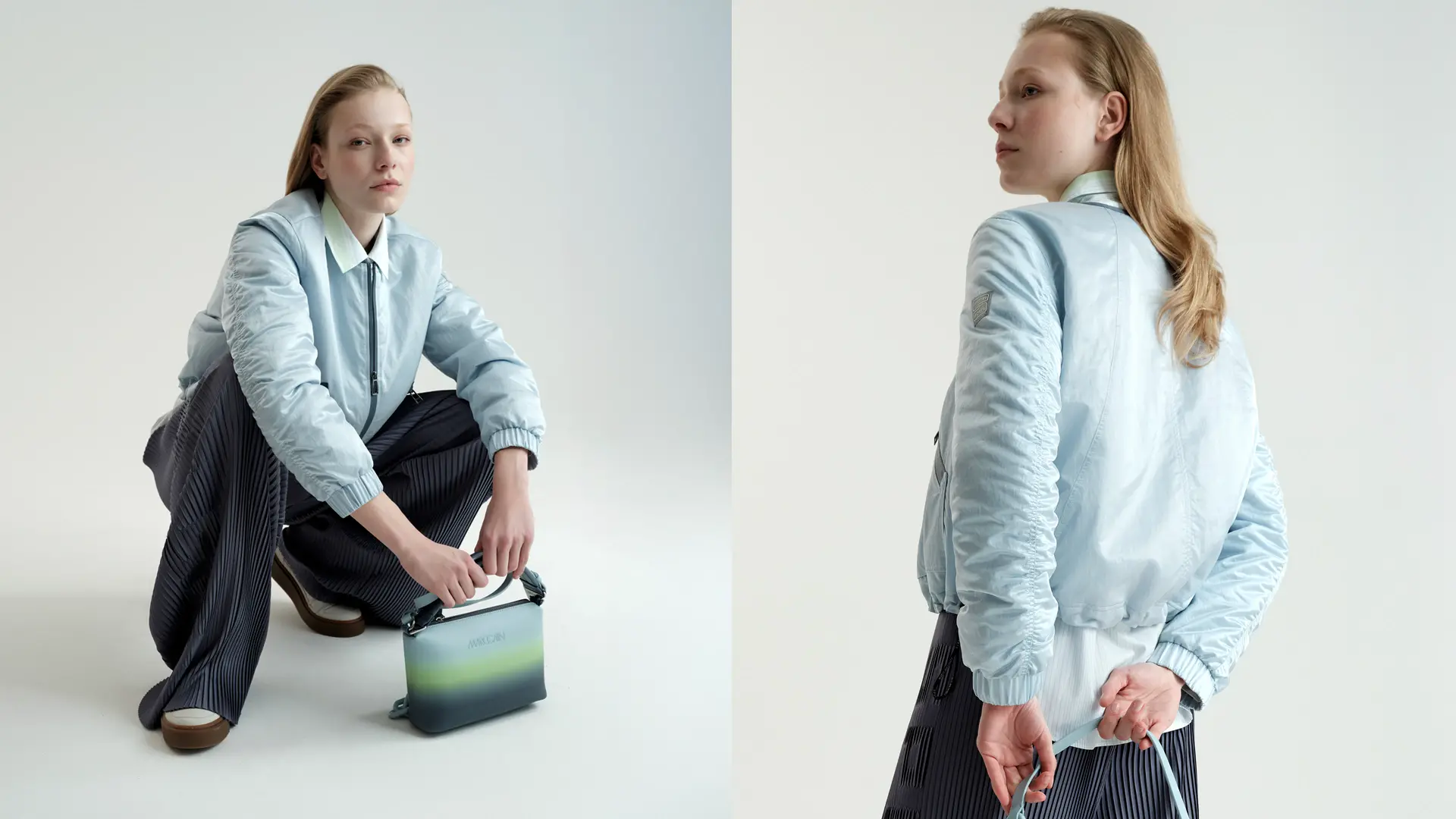 Padded bomber jacket