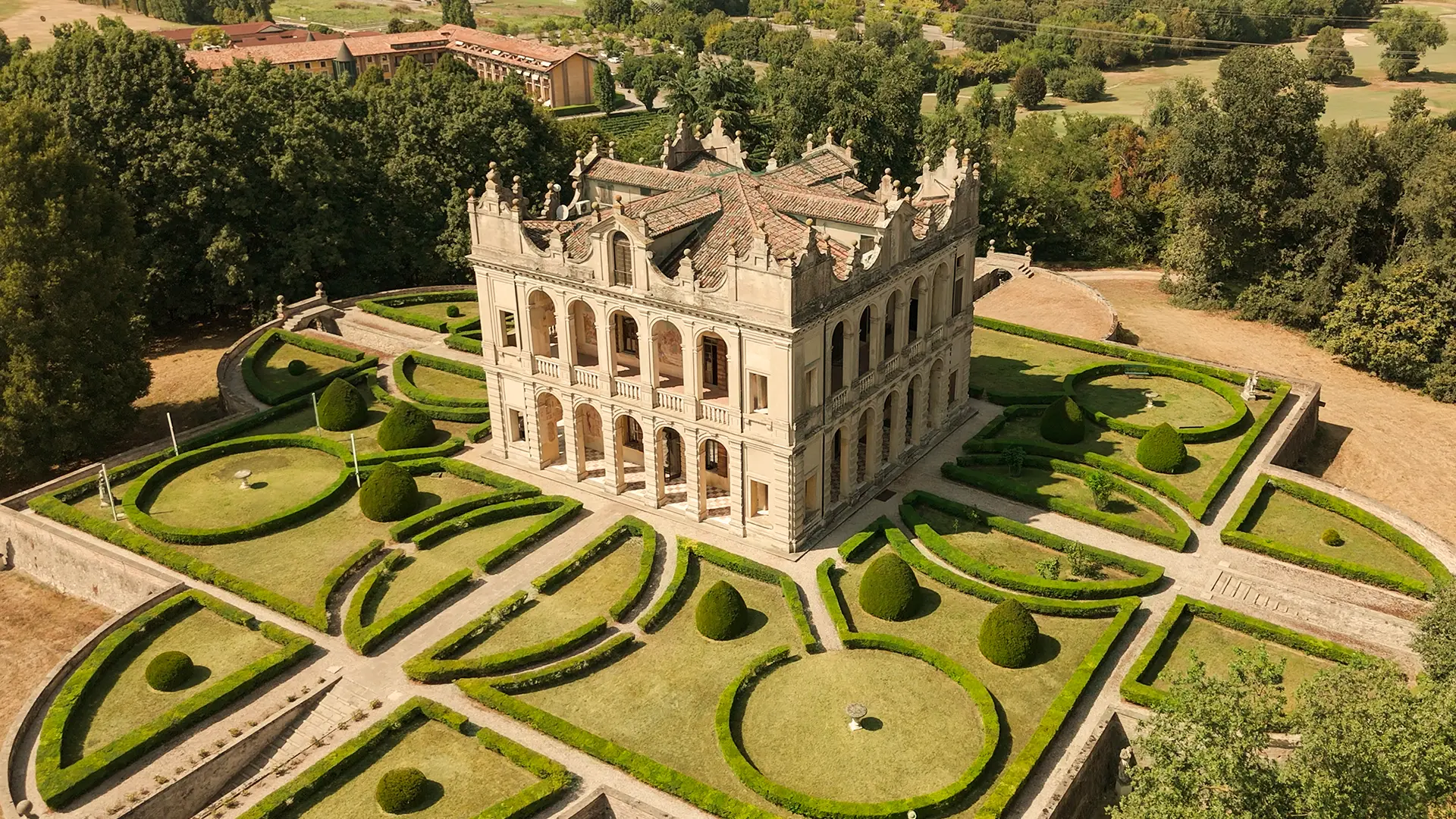 Tableau Vivant Schloss in Venedig 