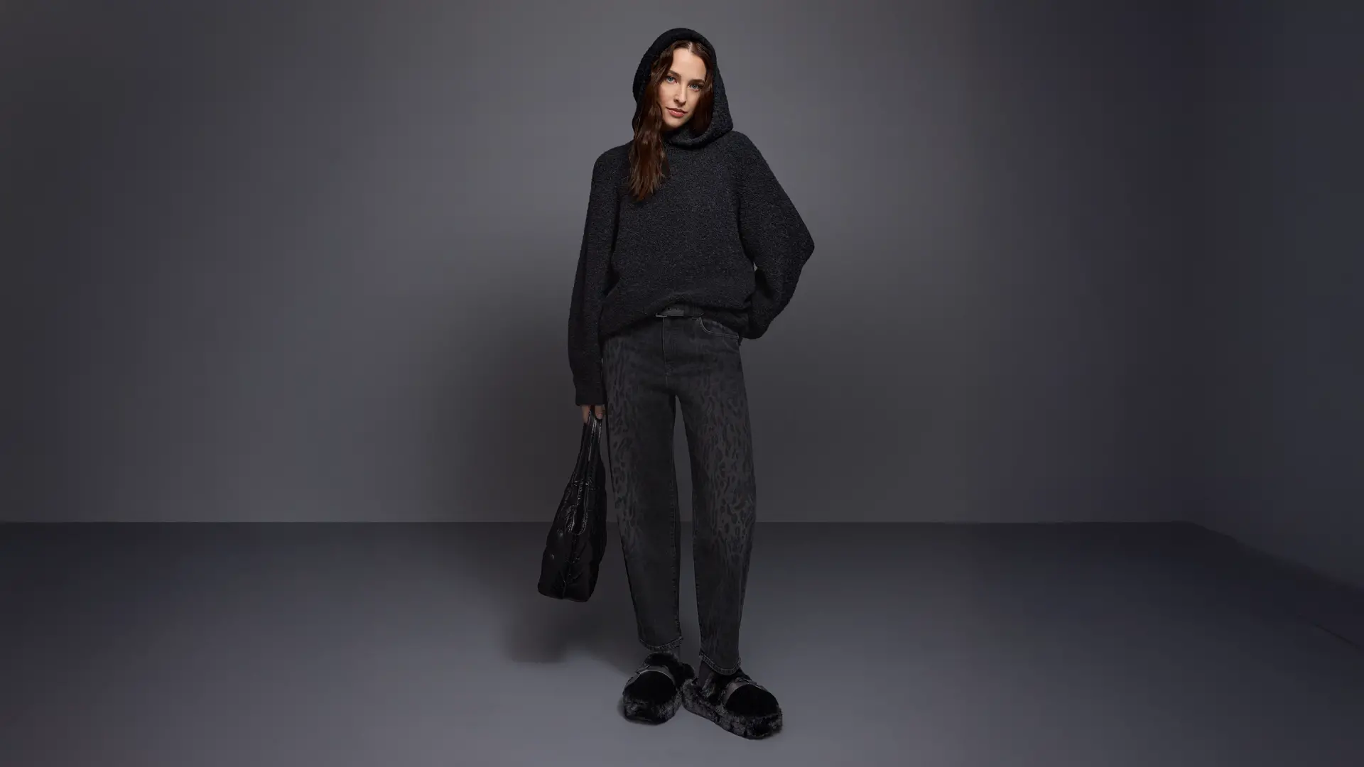 RUMA jeans with leopard print