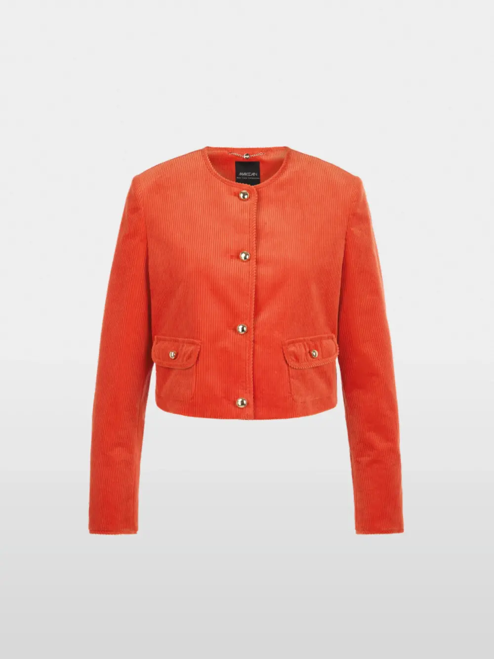 Short jacket with decorative buttons
