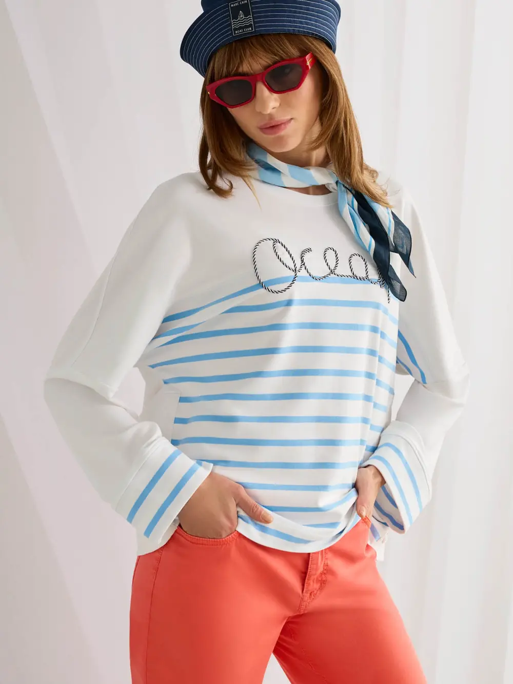 Striped sweatshirt