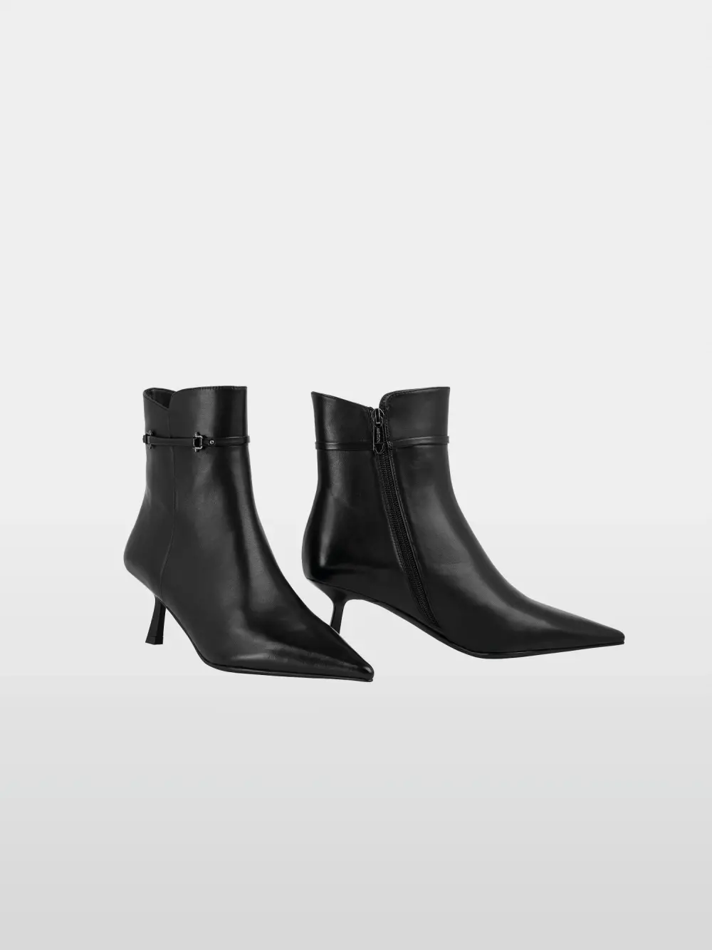 Bottines féminines en cuir