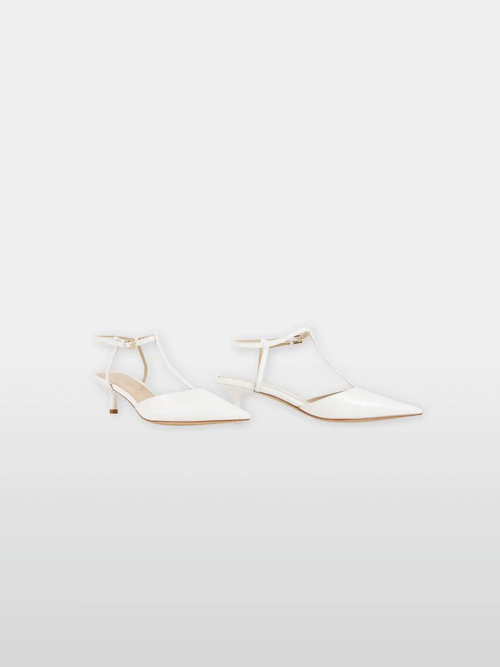 Patent leather strappy pumps