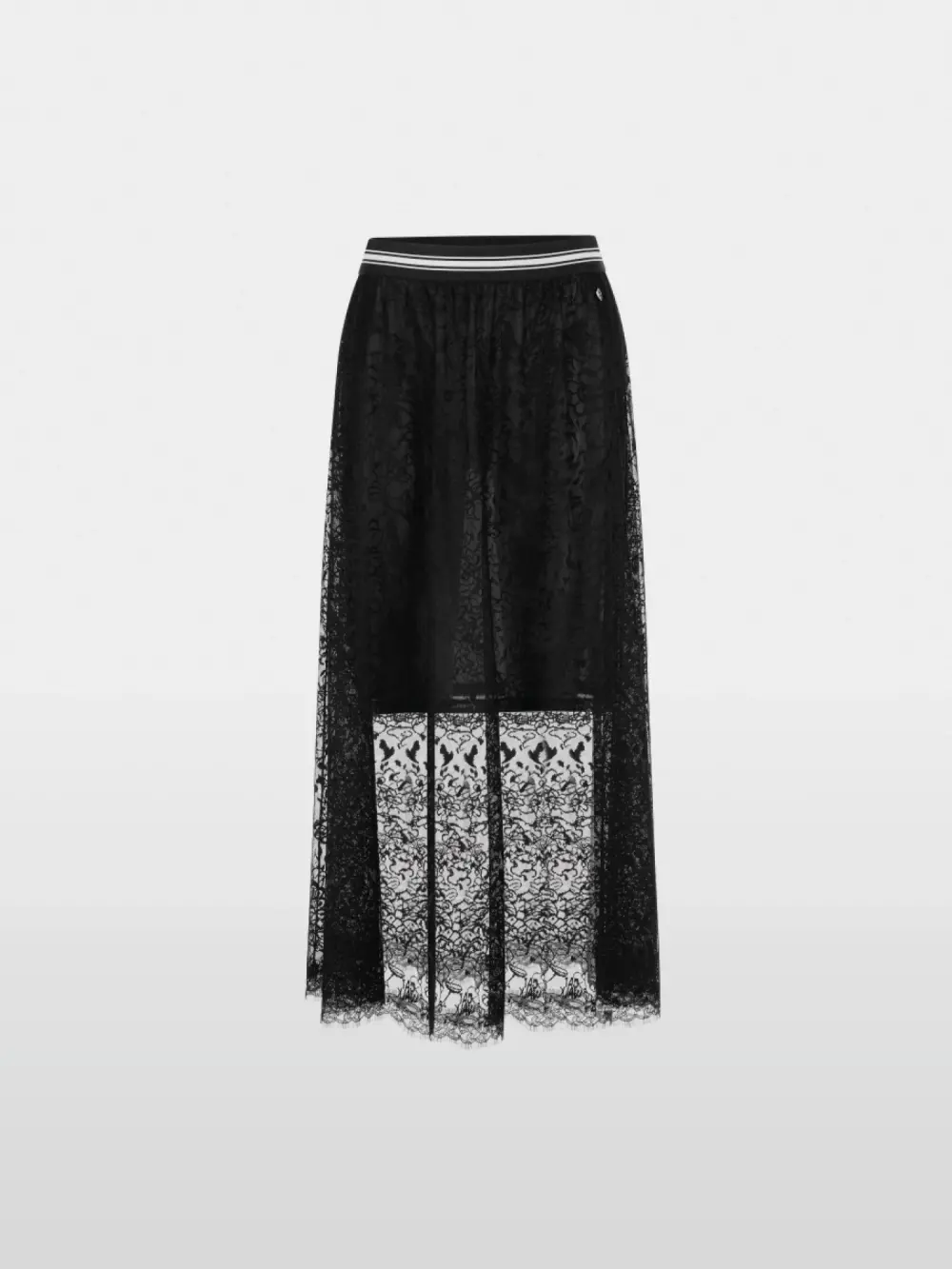 Lace midi skirt