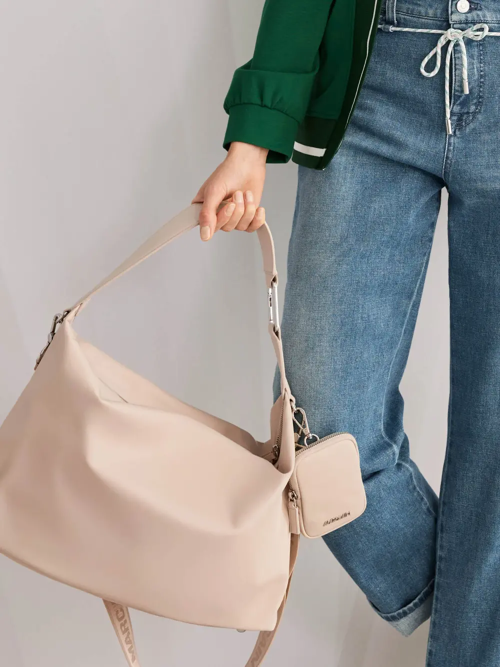 ‘Rethink Together’ nylon shoulder bag