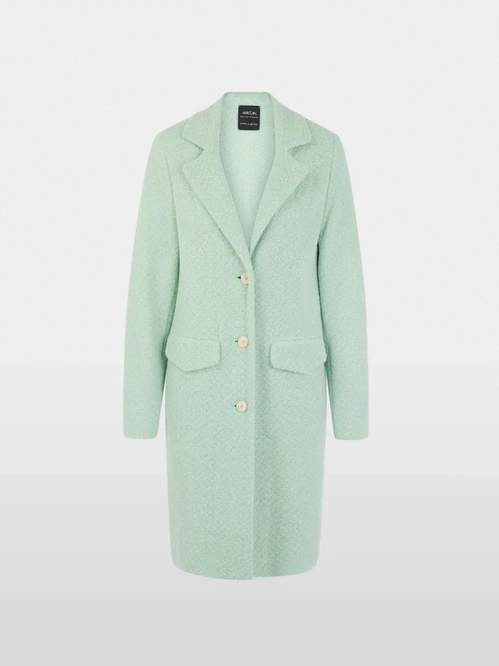 Manteau en laine mélangée, tricoté en Allemagne