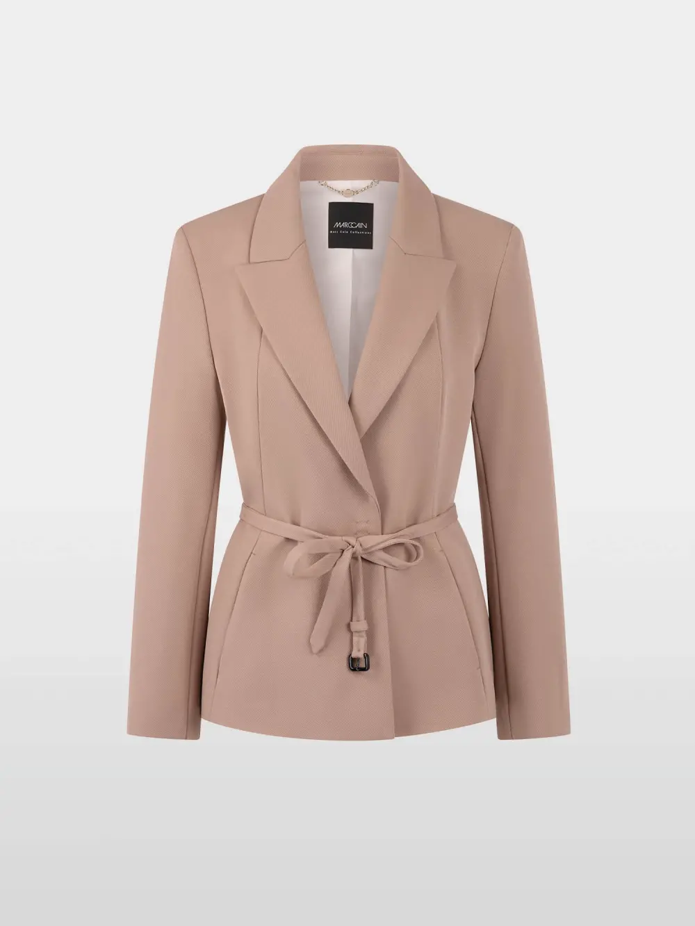 Elegant blazer with waist belt