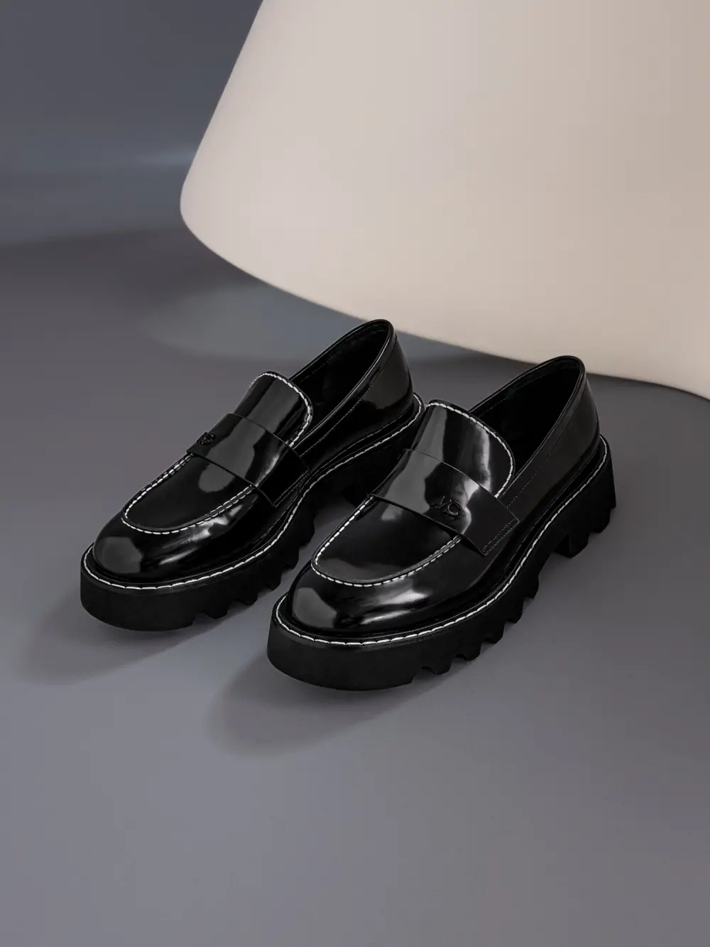 Loafers with chunky soles