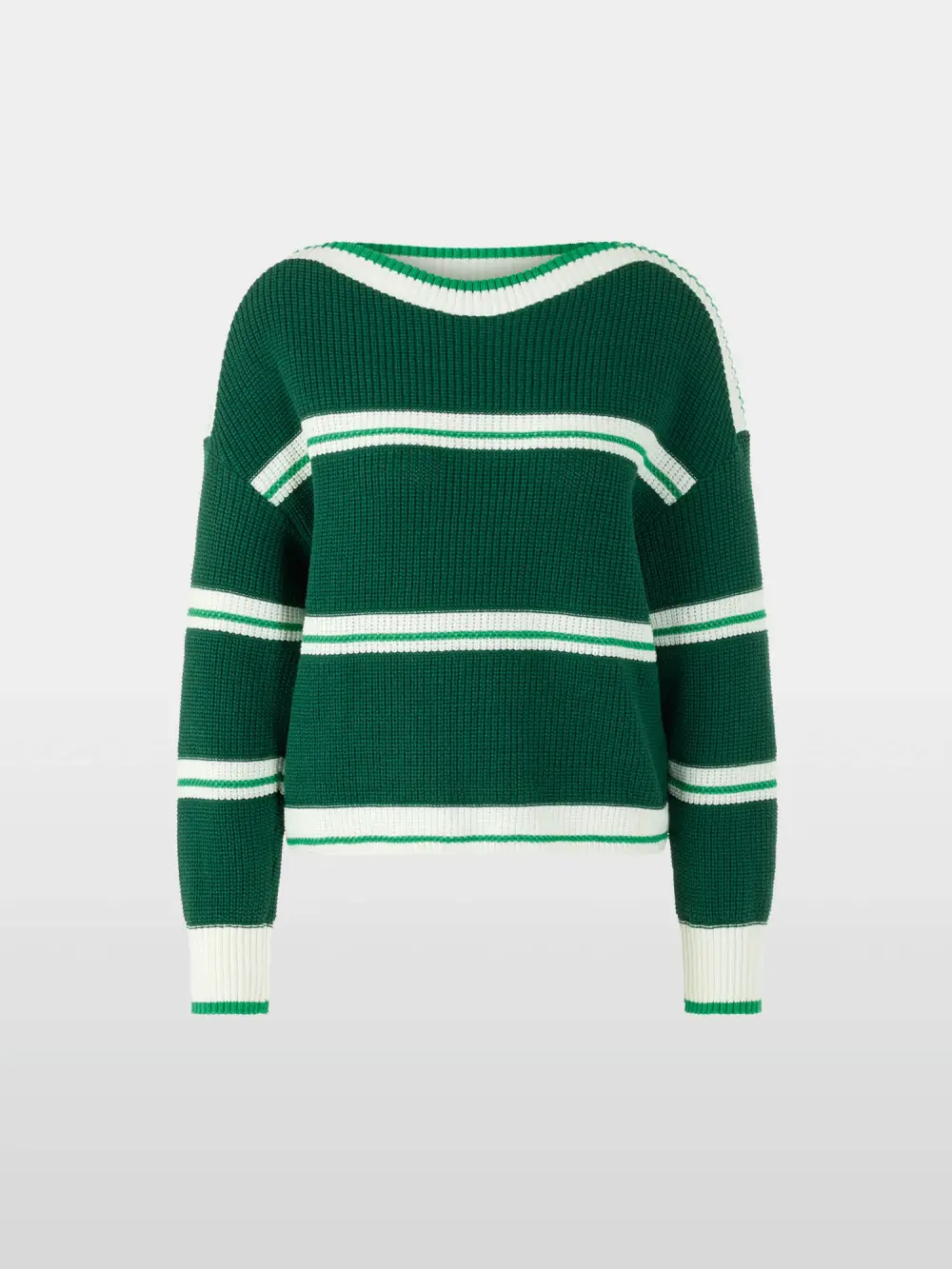 ‘Knitted in Germany’ striped jumper