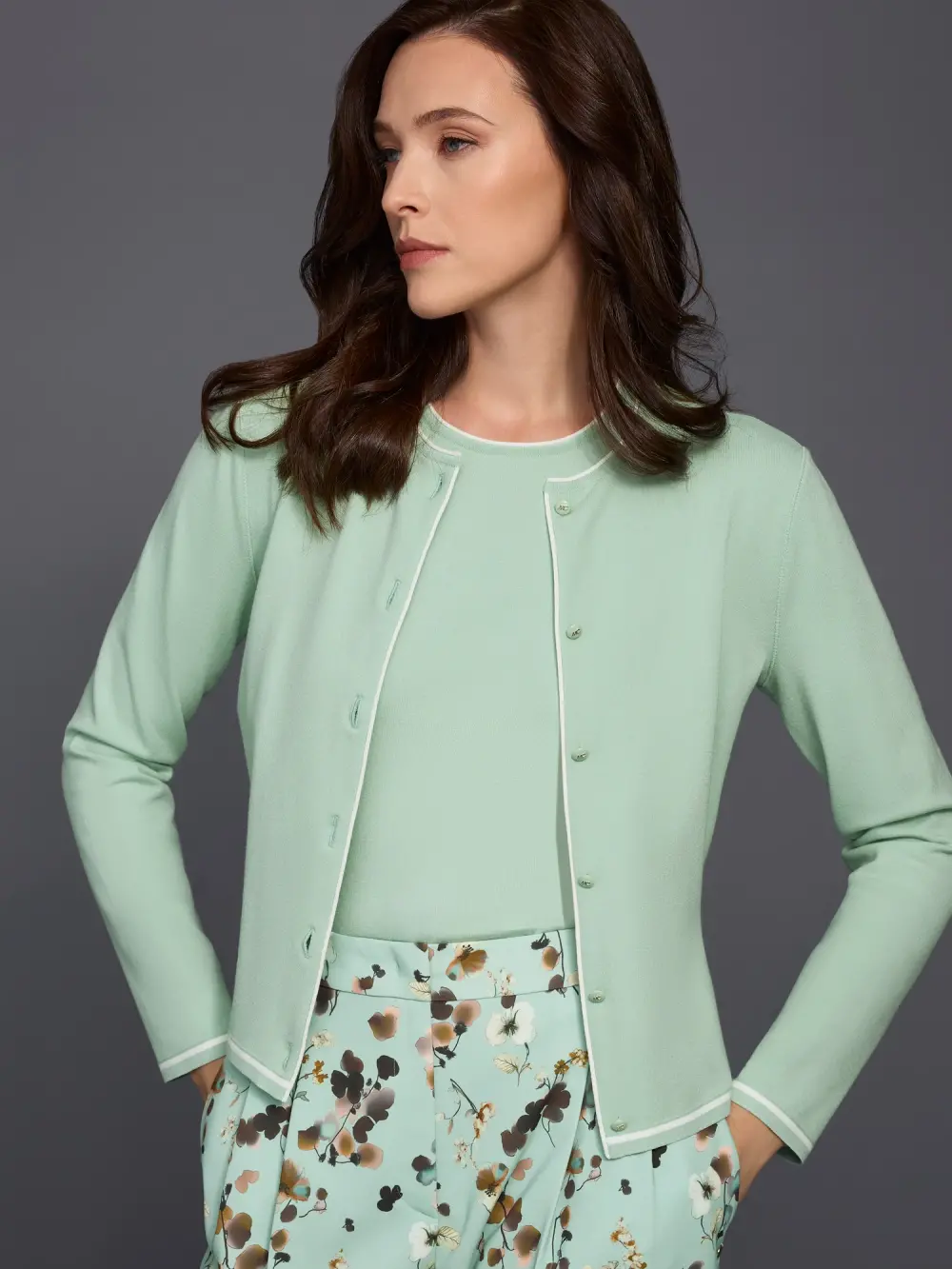 Cardigan tricoté en Allemagne