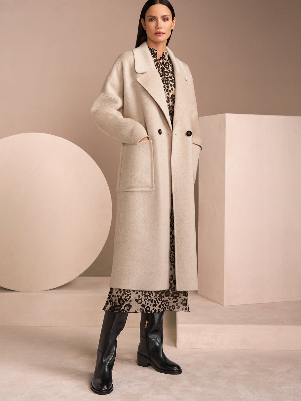 Manteau oversize luxueux