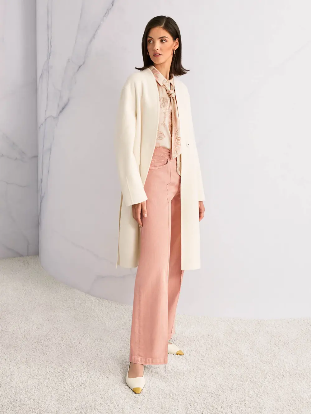 WARRI wide jeans with rhinestone cord