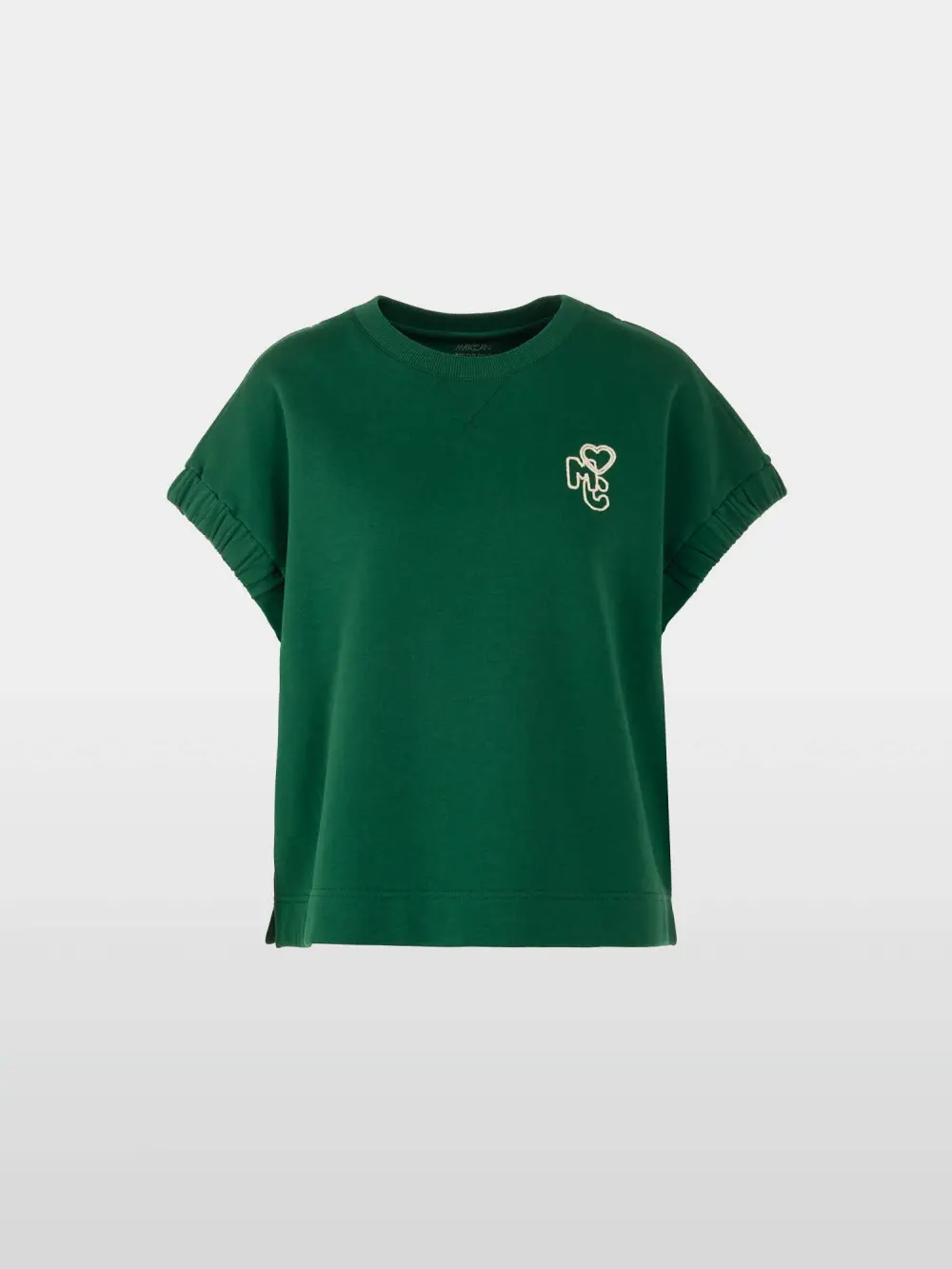 Wide-fitting stretch cotton shirt