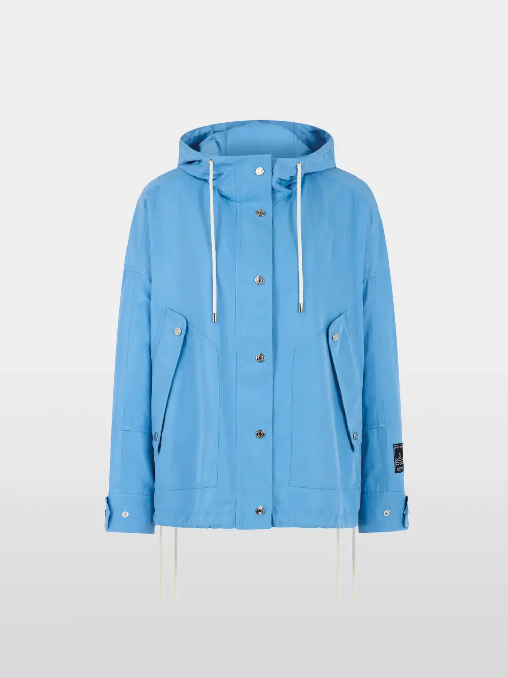 Outdoor jacket with hood