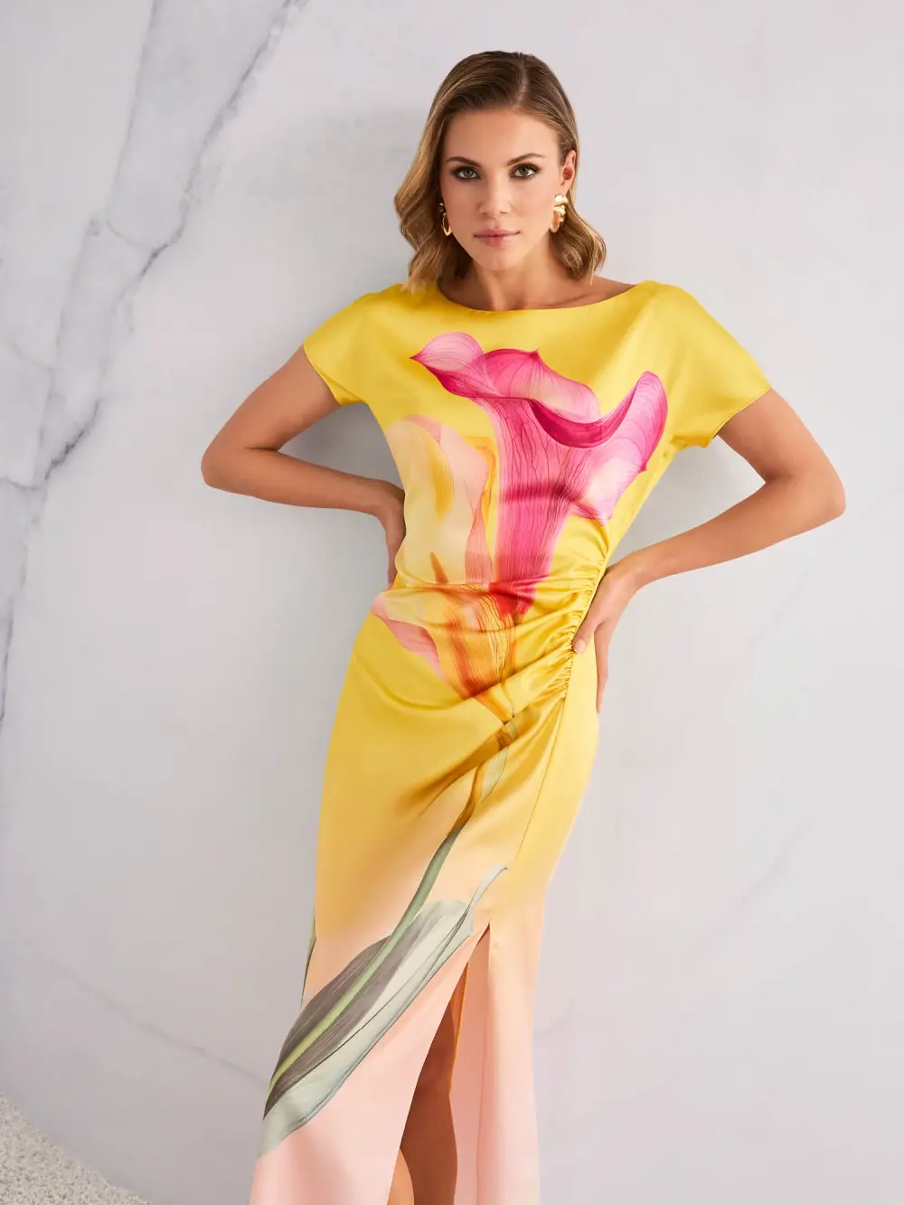 “Rethink Together” calla lily dress