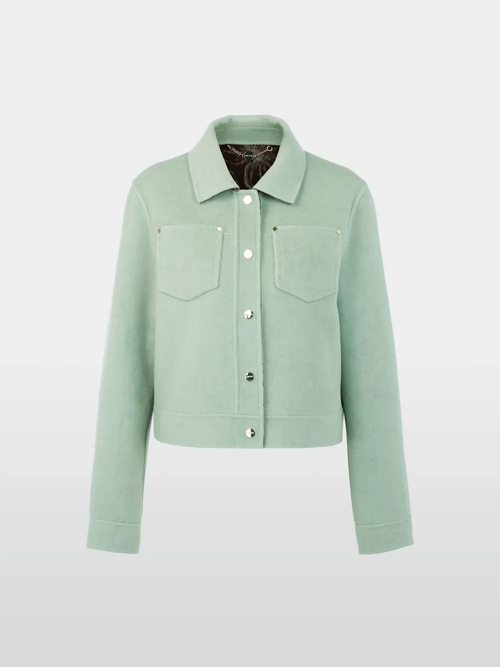 Veste réversible luxueuse en laine