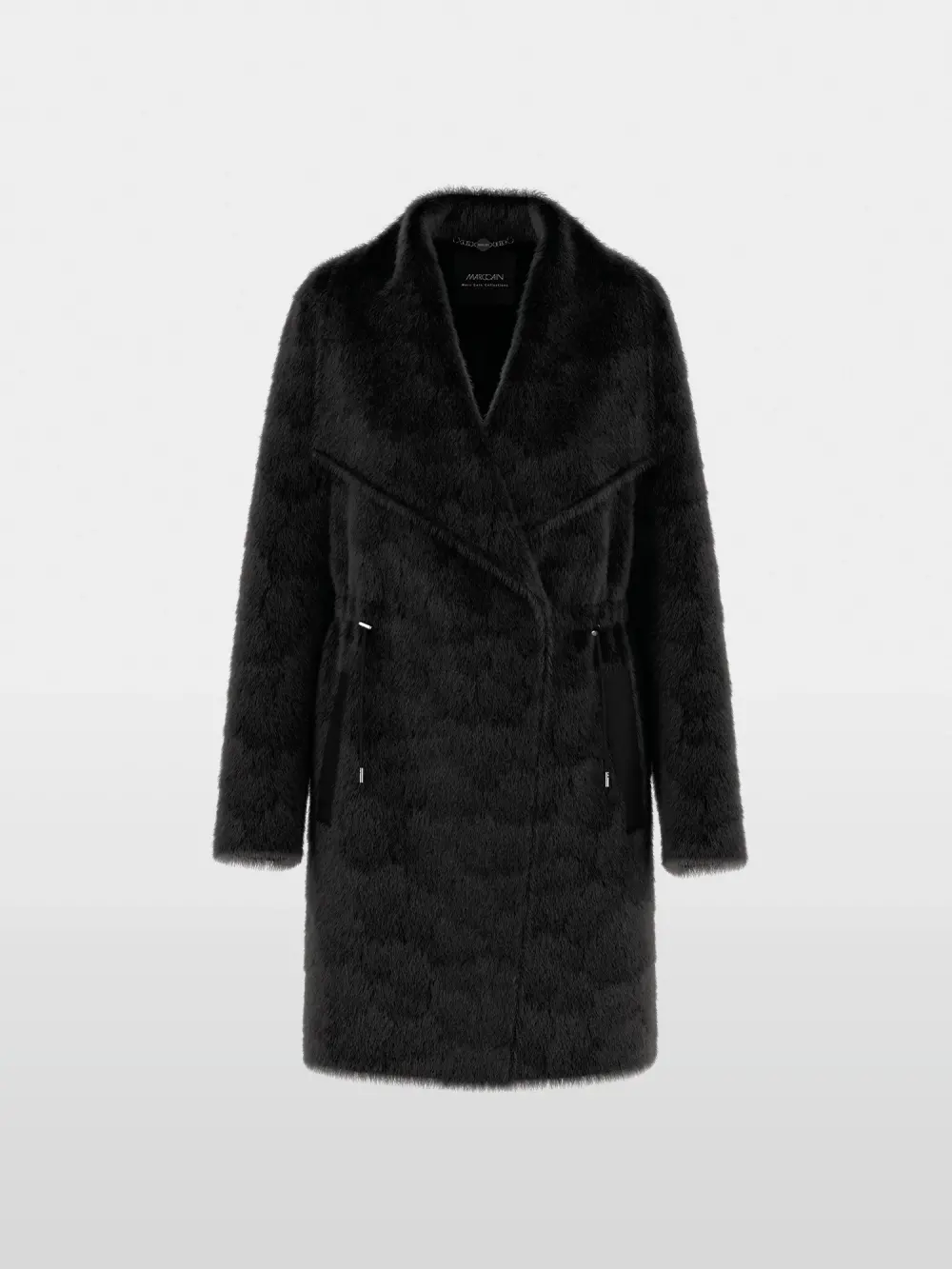 Manteau luxueux en fausse fourrure