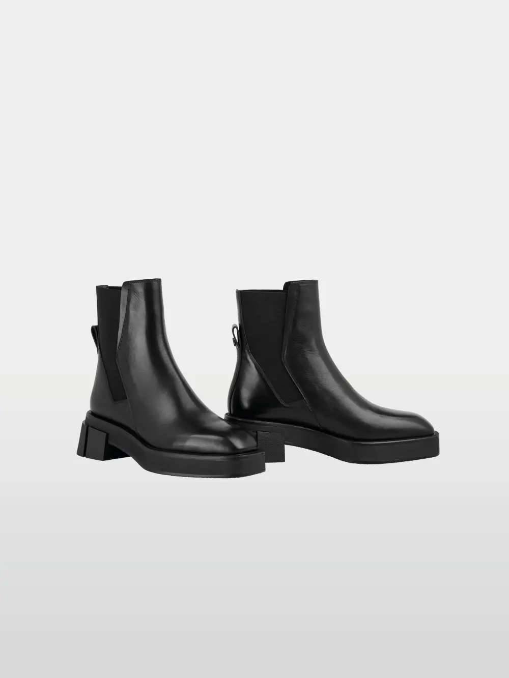 Chelsea boots with block heels