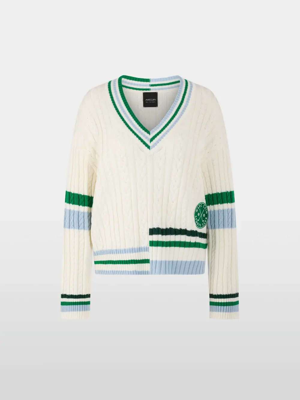 ‘Rethink Together’ cable knit jumper