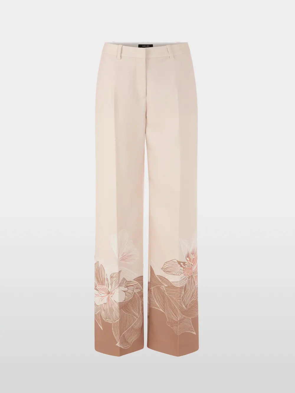 WUKARI wide high waist fabric trousers
