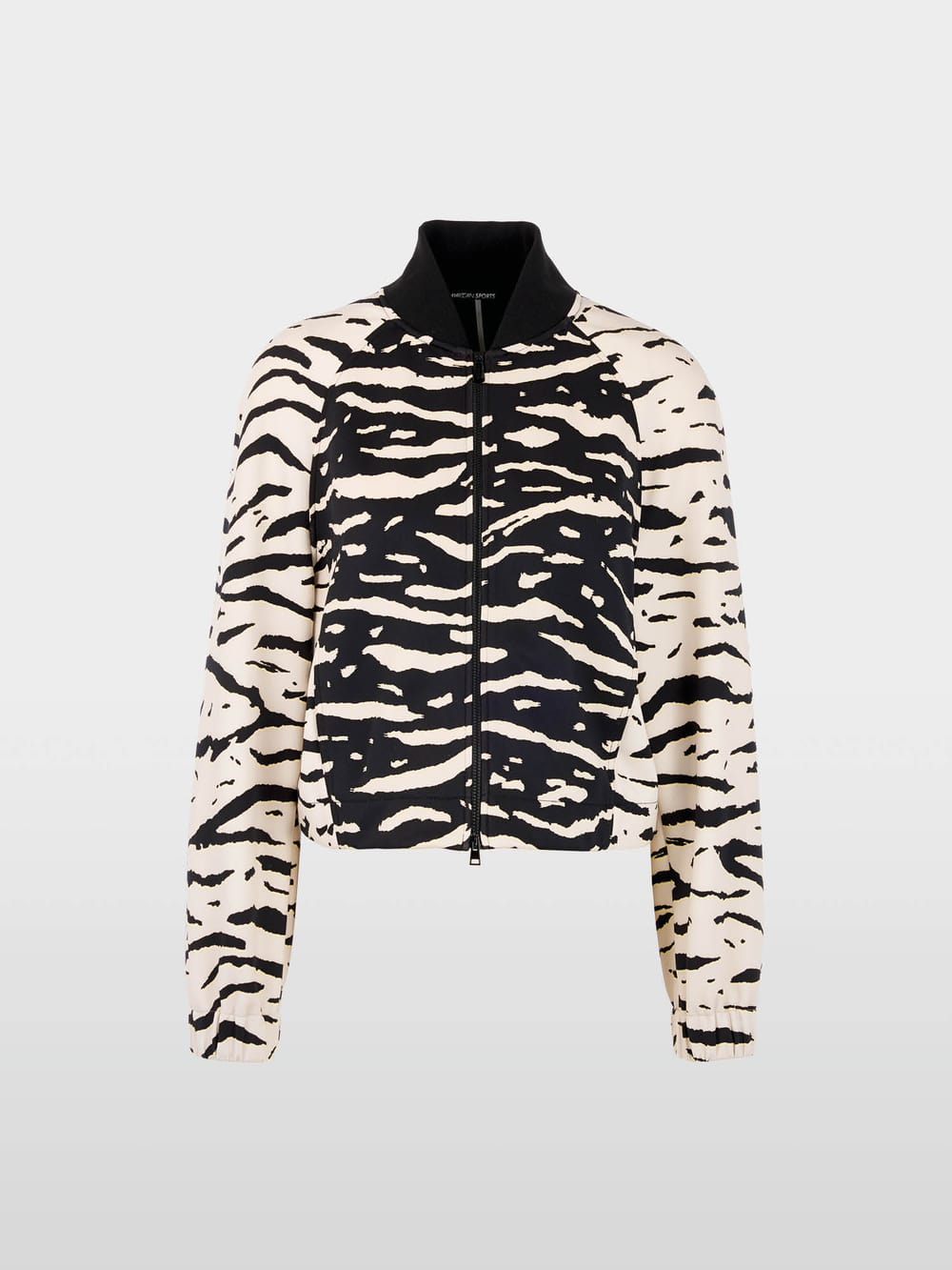 Blouson jacket with animal print
