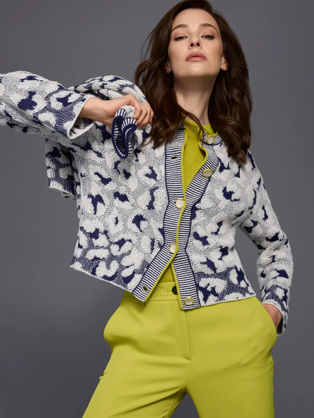 ‘Knitted in Germany’ cardigan