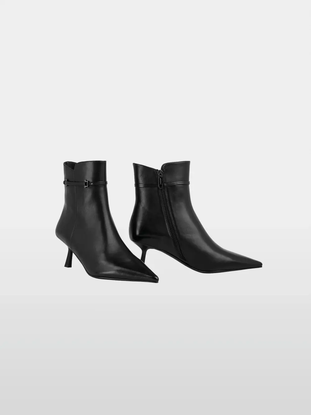 Bottines féminines en cuir