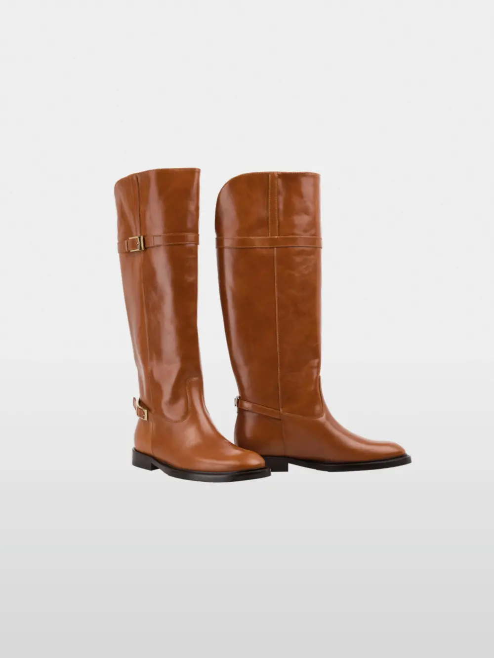 Leather riding boots