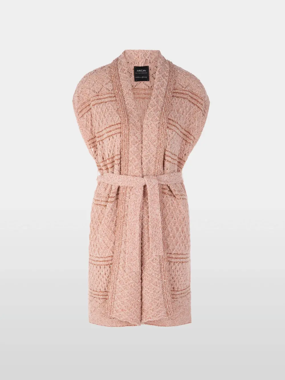 Silk top with lace and colour blocking