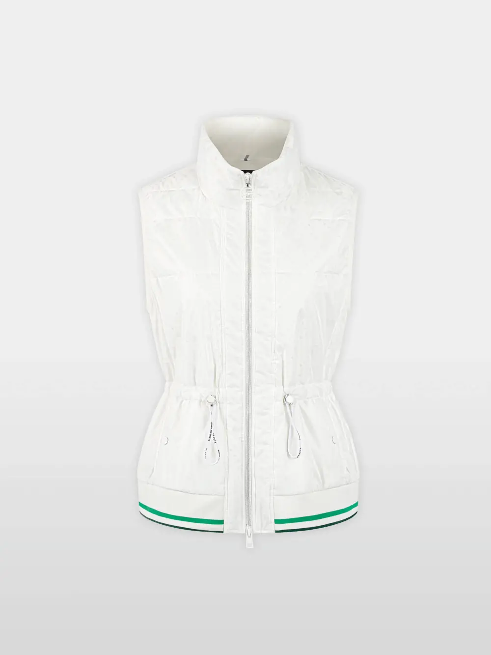 Padded gilet with heart print