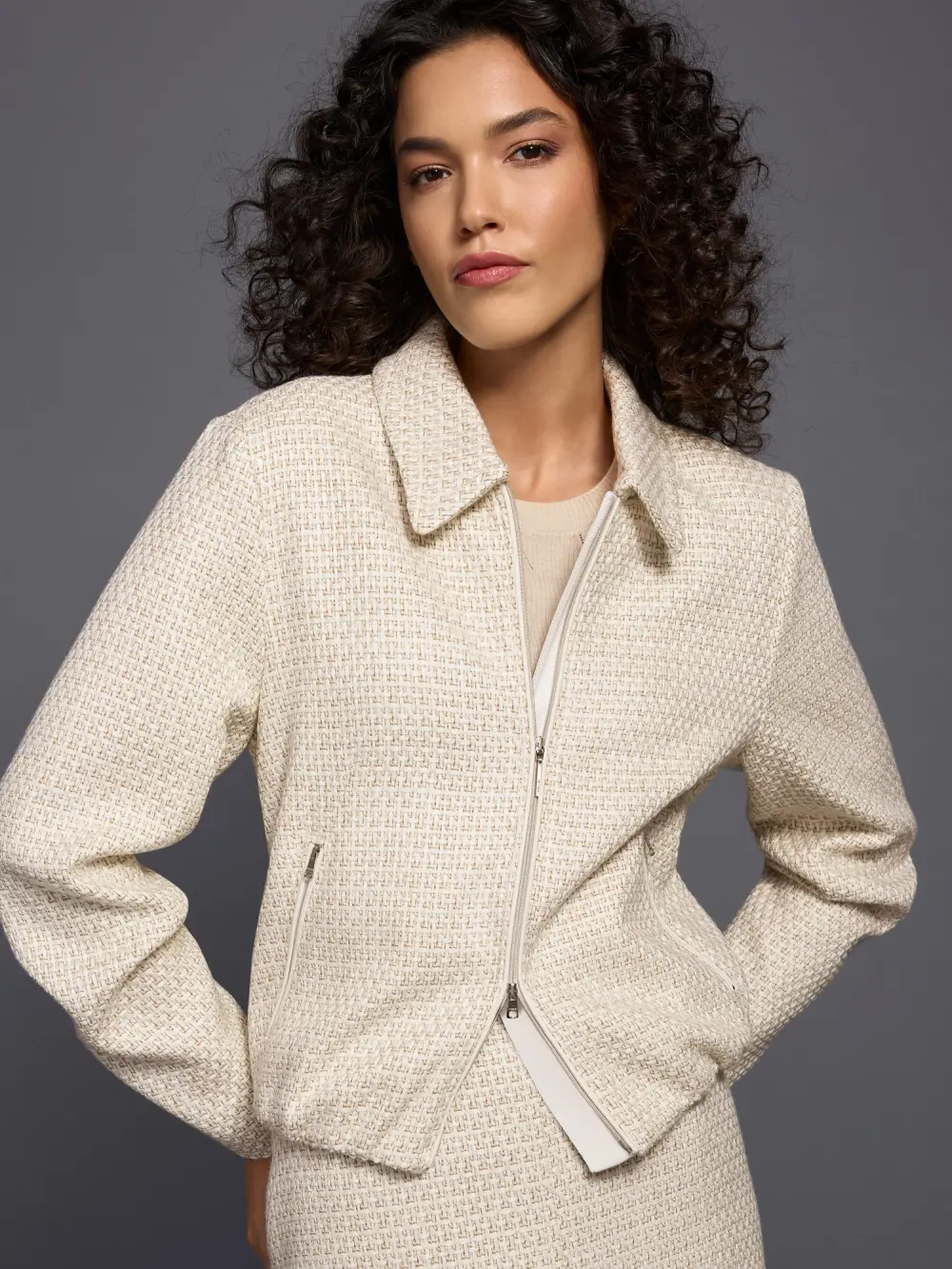 Luxurious bouclé jacket