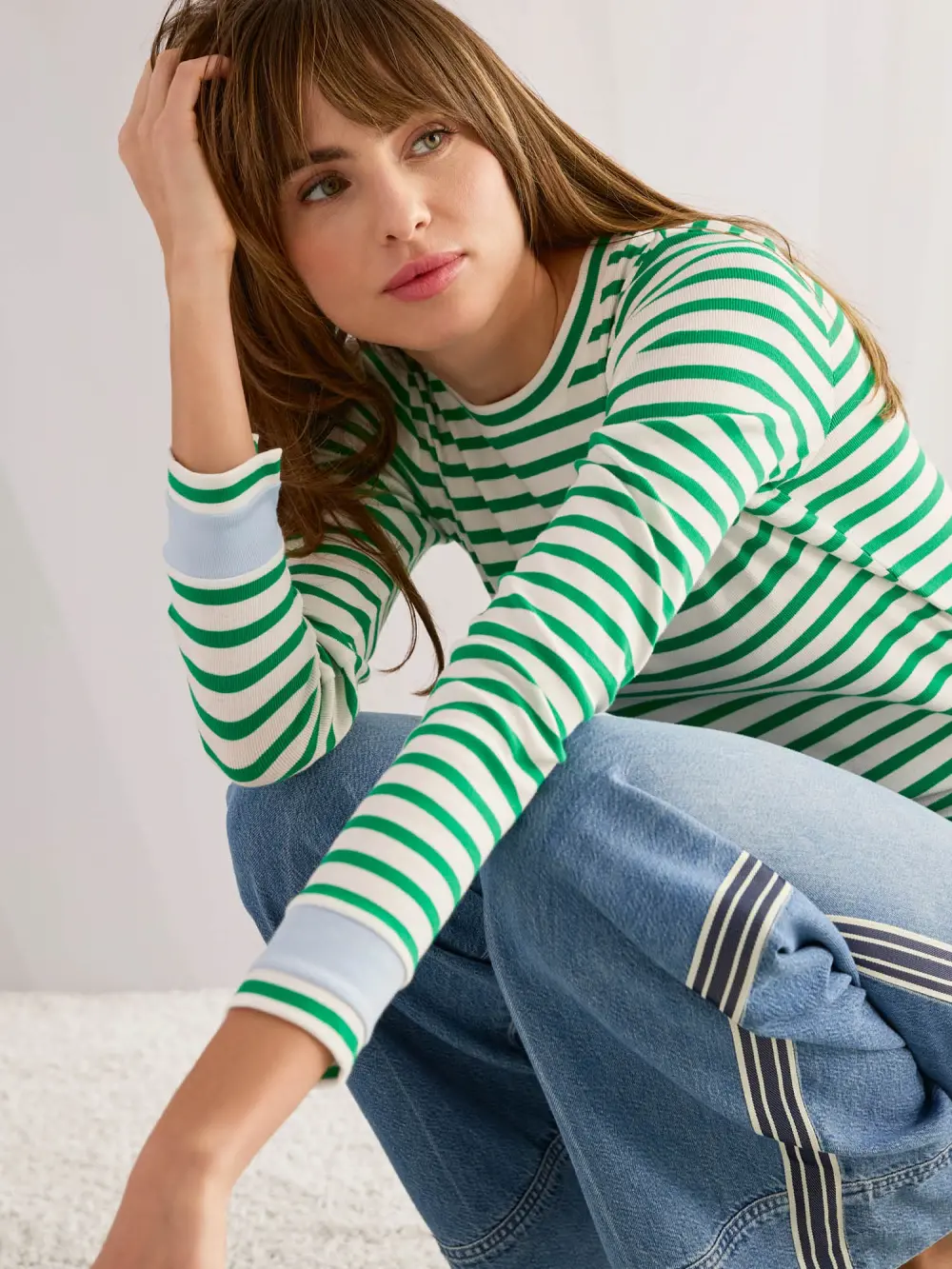 Slim-fit striped shirt