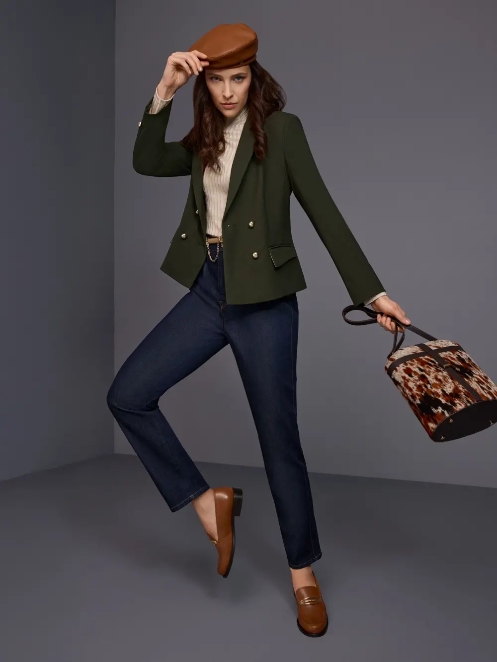 FEURA jeans with decorative detail