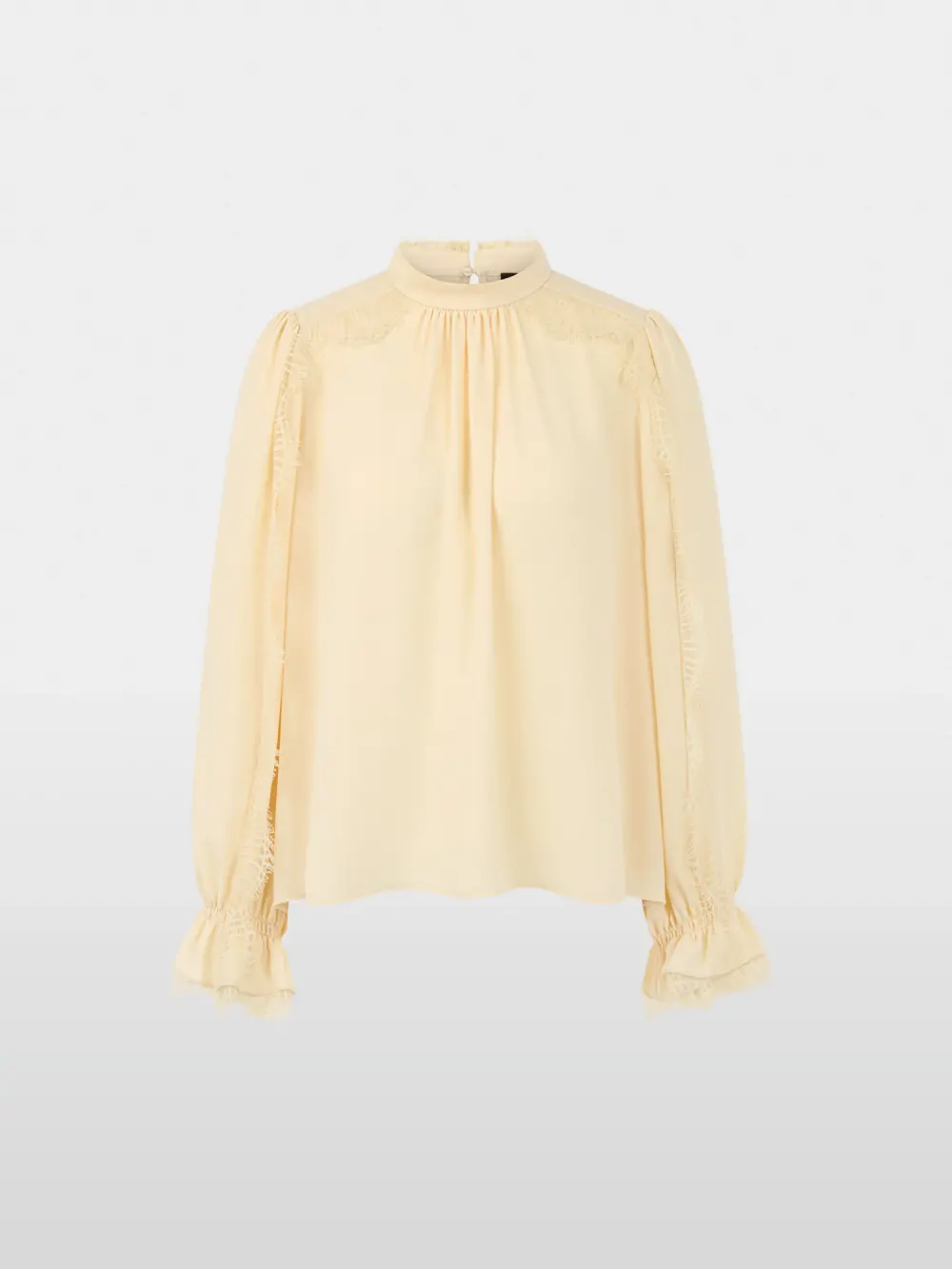 Blouse fluide avec dentelle