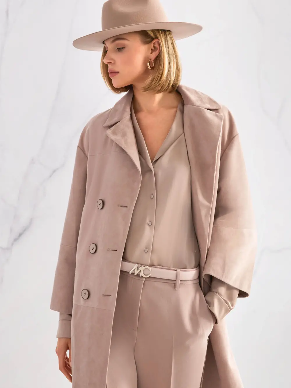 FORDON feminine fit fabric trousers