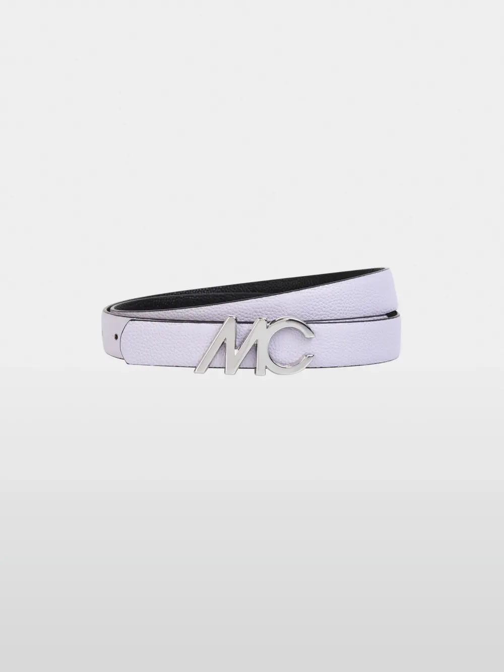 Ceinture réversible en cuir avec boucle MC
