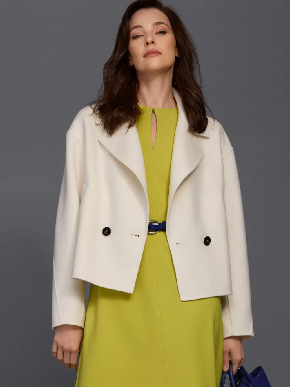 Short wool jacket