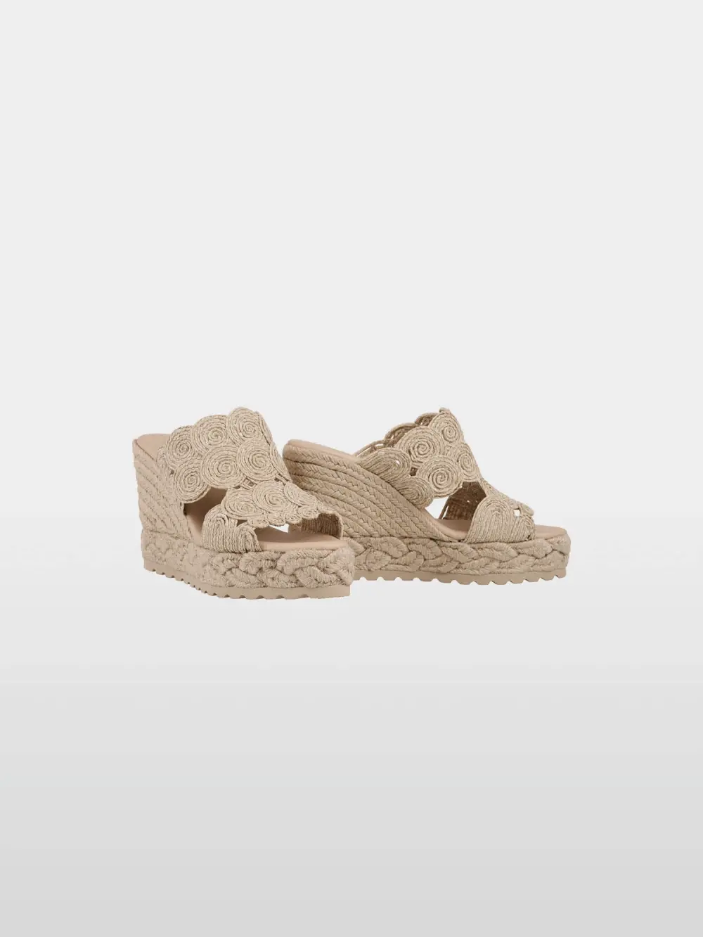 Espadrilles with wedge heel