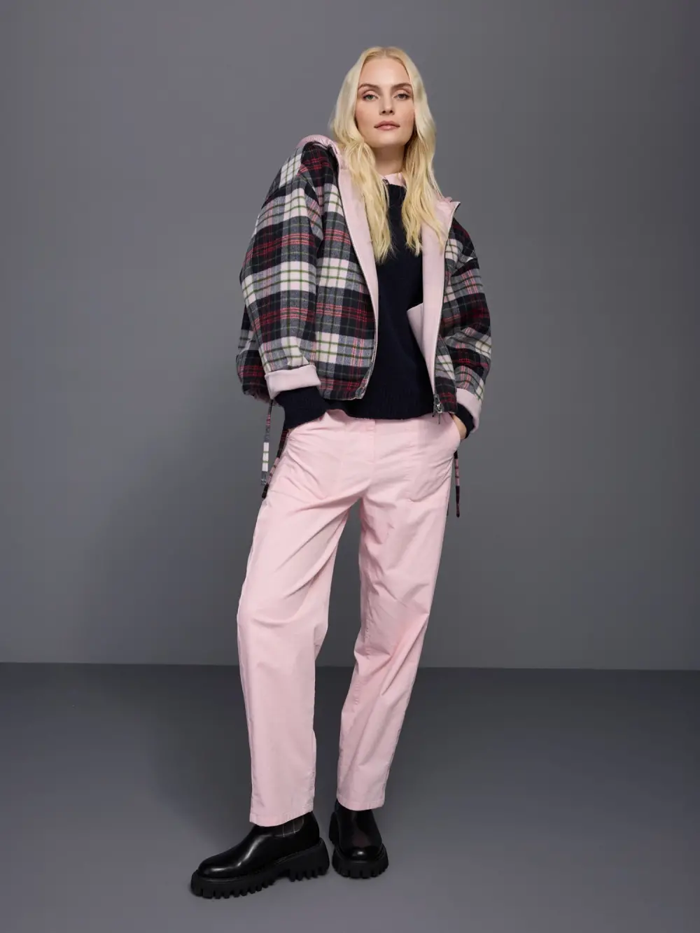 Pantalon en velours côtelé RUMA, coupe décontractée forme en O