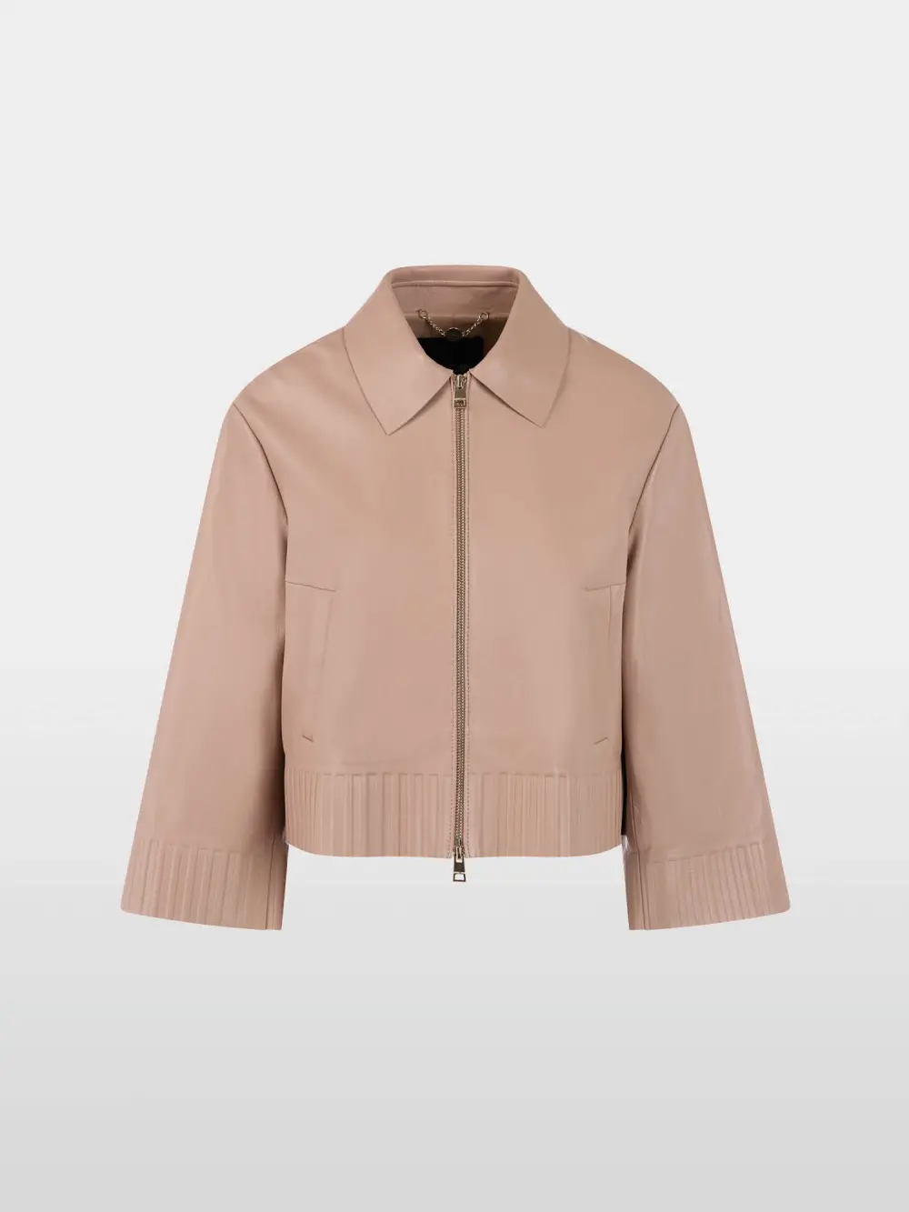‘Rethink Together’ lamb nappa  jacket