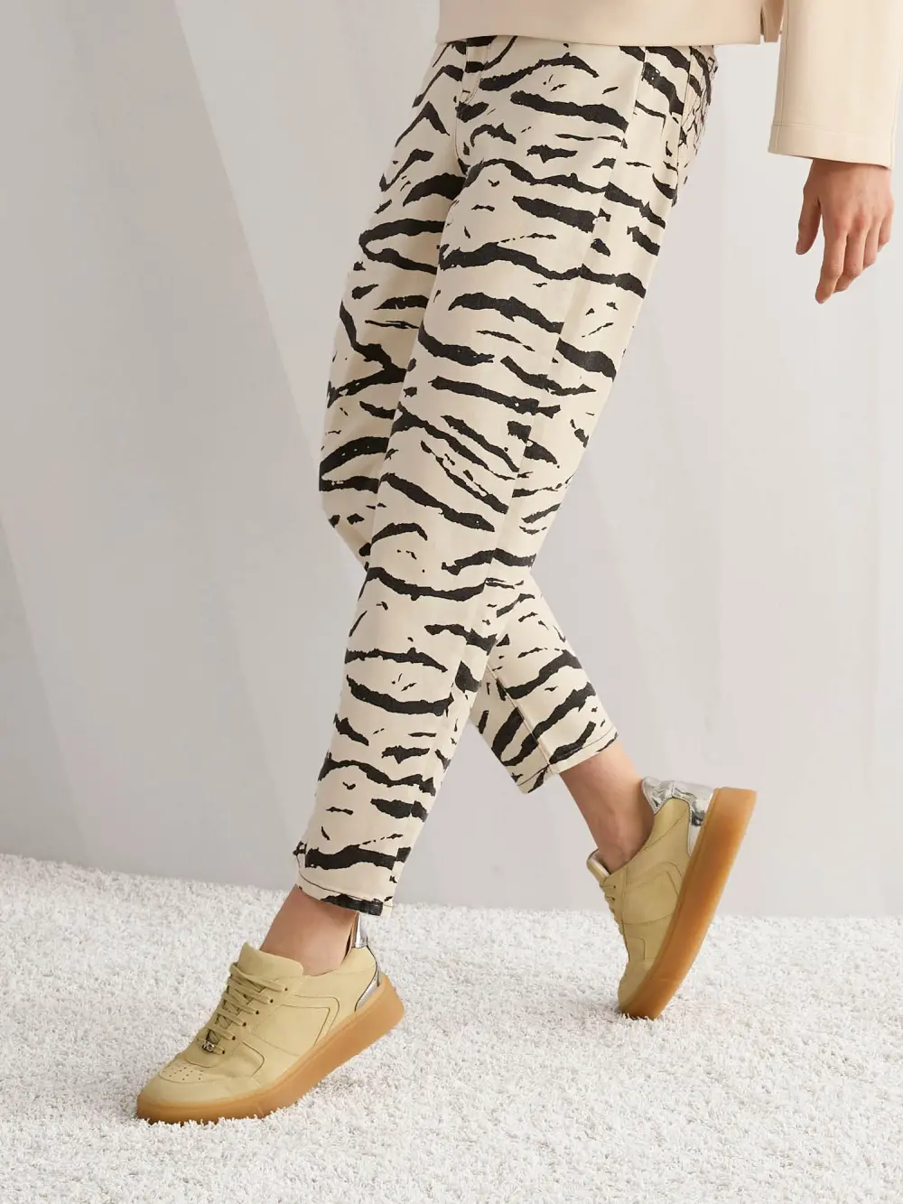 Top avec imprimé animalier