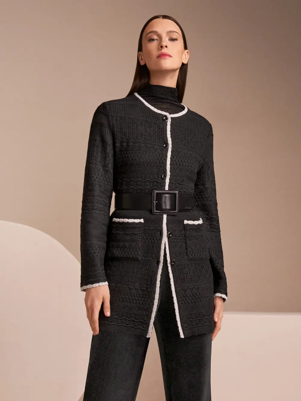 Knitted in Germany new wool cardigan