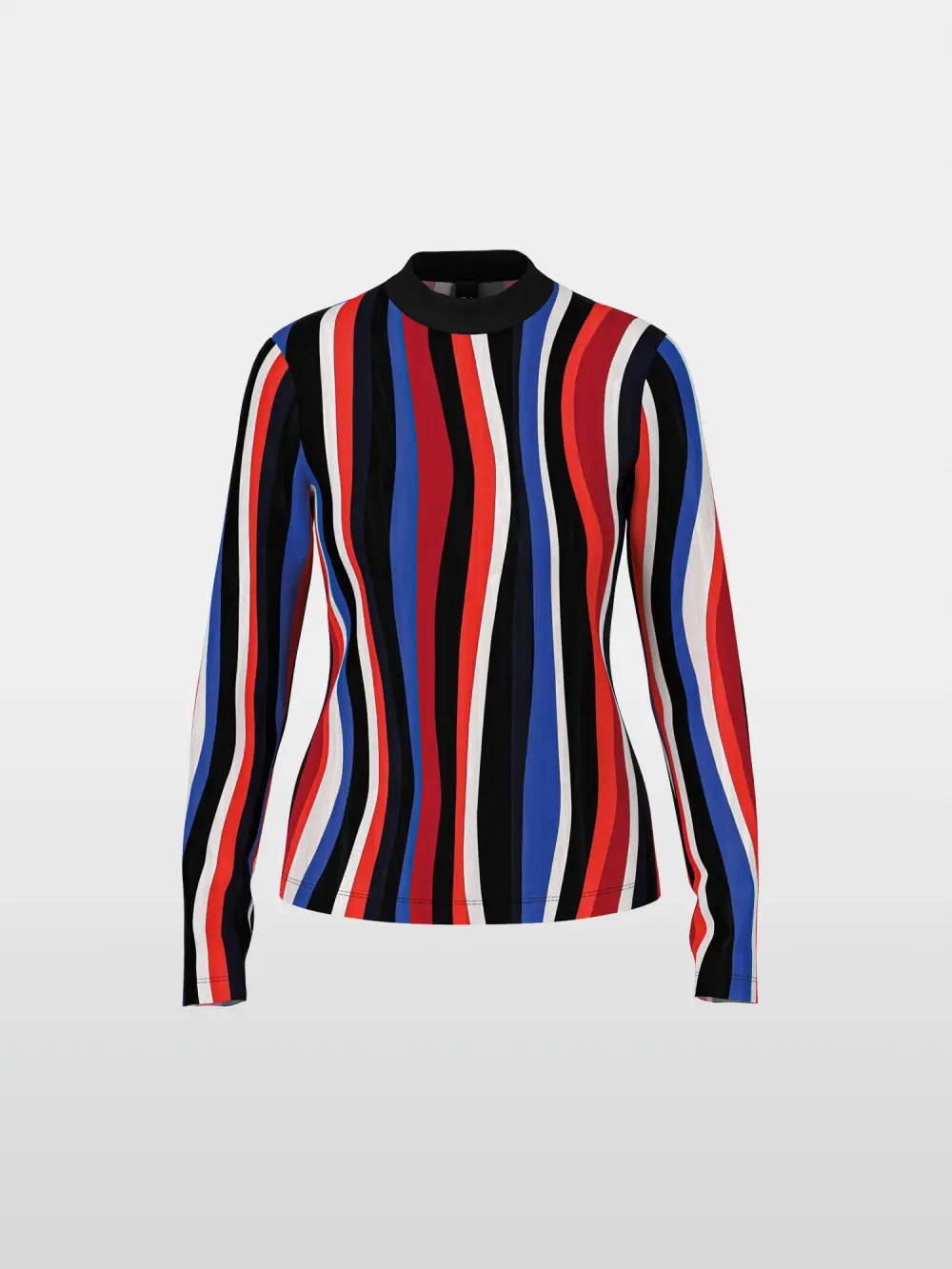 Langarmshirt mit Colourblocking-Design