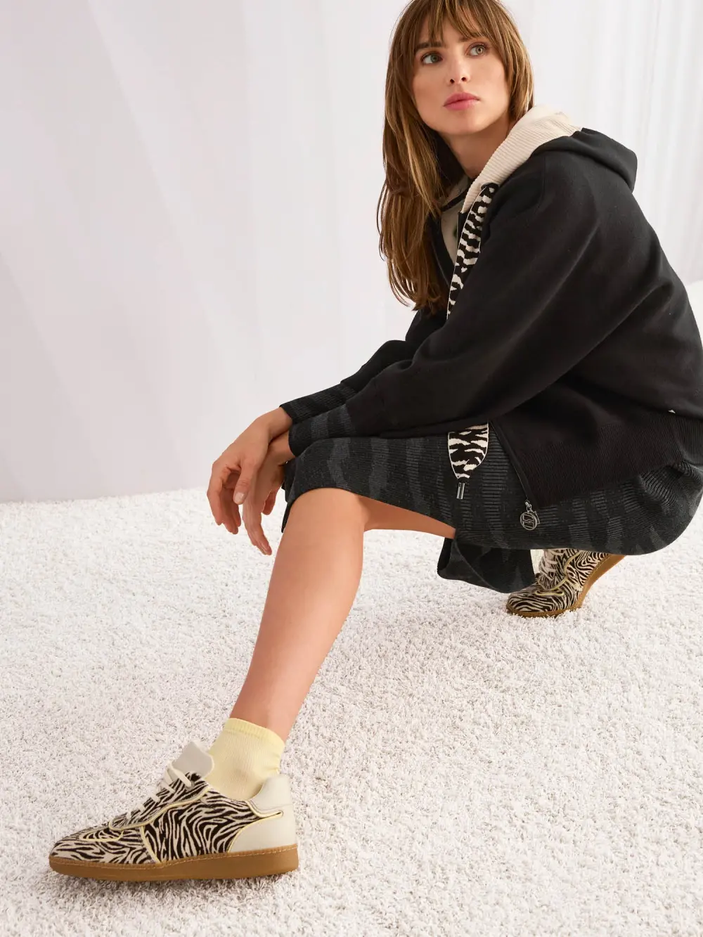 Baskets à imprimé animalier