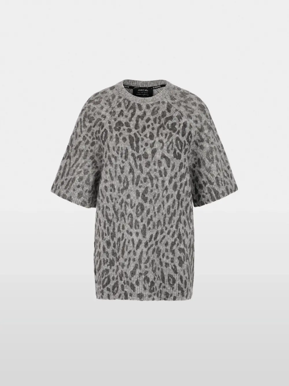‘Knitted in Germany’ long jumper