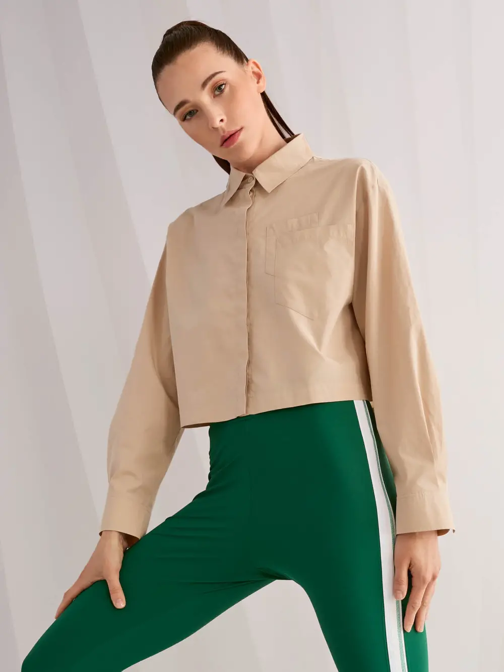 ‘Rethink Together’ short blouse